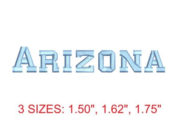 Arizona Font: A Versatile Choice for Embroidery