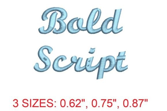 Bold Script Embroidery Font: A Stylish Addition