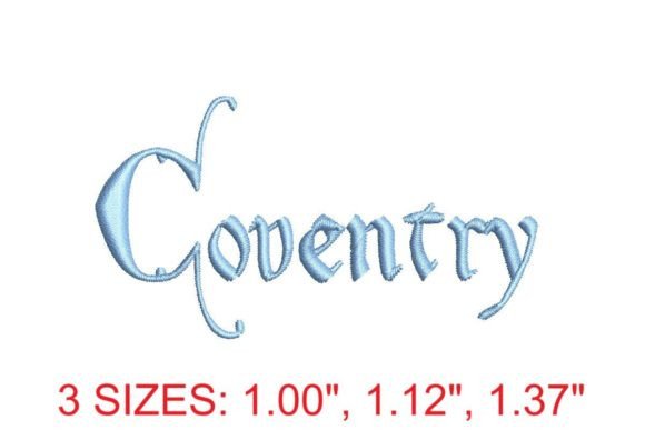 Coventry Embroidery Font: A Designer's Review