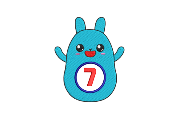 Cute Rabbit Number 7: A Charming Addition