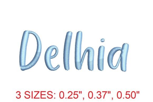 Delhia Embroidery Font: A Touch of Elegance