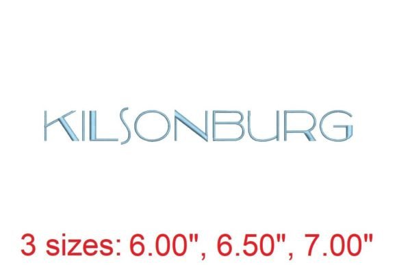 Elegant Kilsonburg Embroidery Font Review