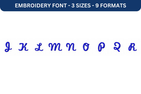 Elegant Marketing Script Font J to R