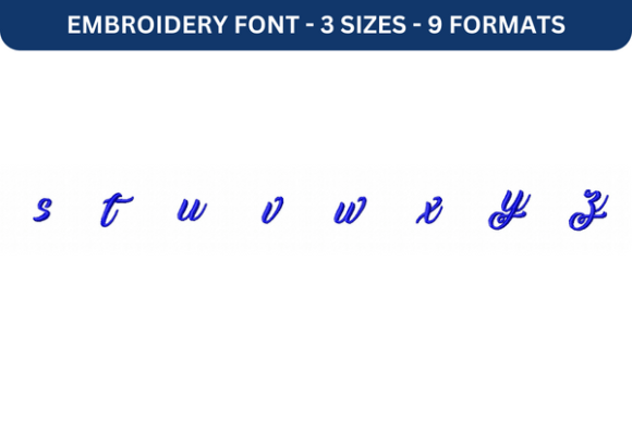 Midnight Bangkok Font: A Stylish Embroidery Choice