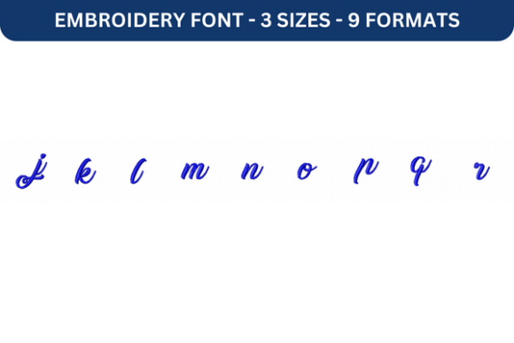 Midnight Bangkok Font: A Stylish Holiday Embroidery Choice