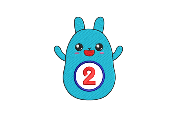 Review of Cute Rabbit Number 2 Embroidery Design