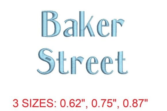 Reviewing Baker Street Embroidery Font