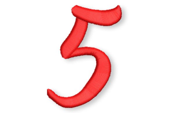 Script Number Five: A Versatile Embroidery Design for Seasonal Creations