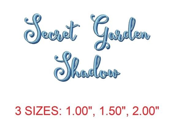 Secret Garden Shadow Font: A Whimsical Touch